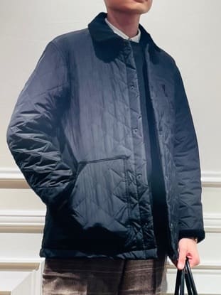 橋本さんの「DRESSTERIOR｜◆キルティング ハンティングジャケット」を使ったコーディネート