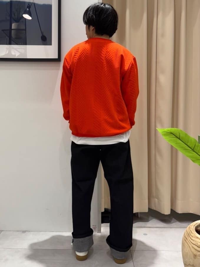 はさんの「THE SHOP TK｜【無地に飽きた方へ】ふくれジャカードスウェット　洗濯機OK/6色展開/ユニセックスでおすすめ！」を使ったコーディネート