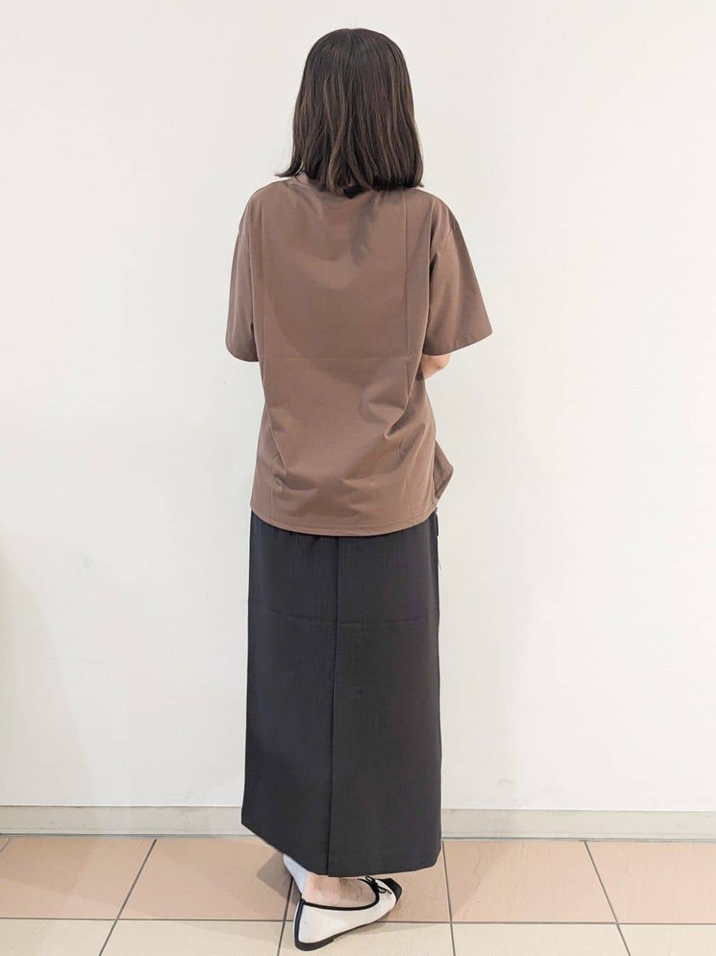 Miさんの「OPAQUE.CLIP｜裾ドロストTシャツ【洗濯機洗い可】」を使ったコーディネート