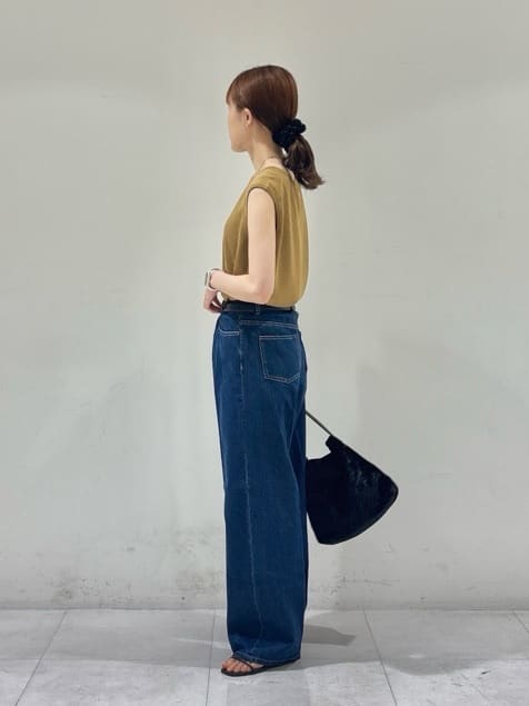 kyokaさんの「UNTITLED｜【アンサンブル可/洗える】シアーノースリーブ プルオーバー」を使ったコーディネート