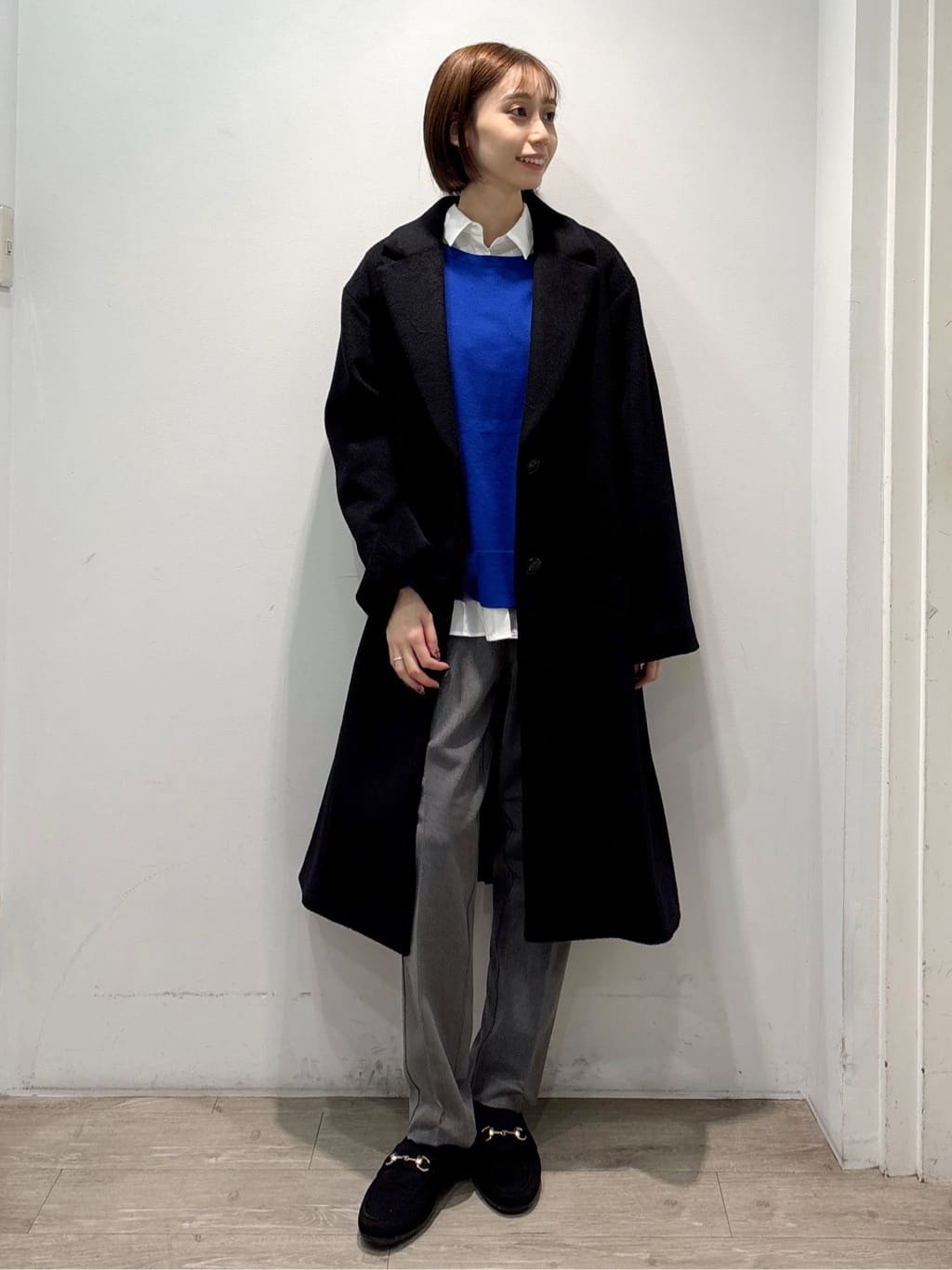 ぶまりんさんの「OPAQUE.CLIP｜カシミヤブレンドウールチェスターコート」を使ったコーディネート