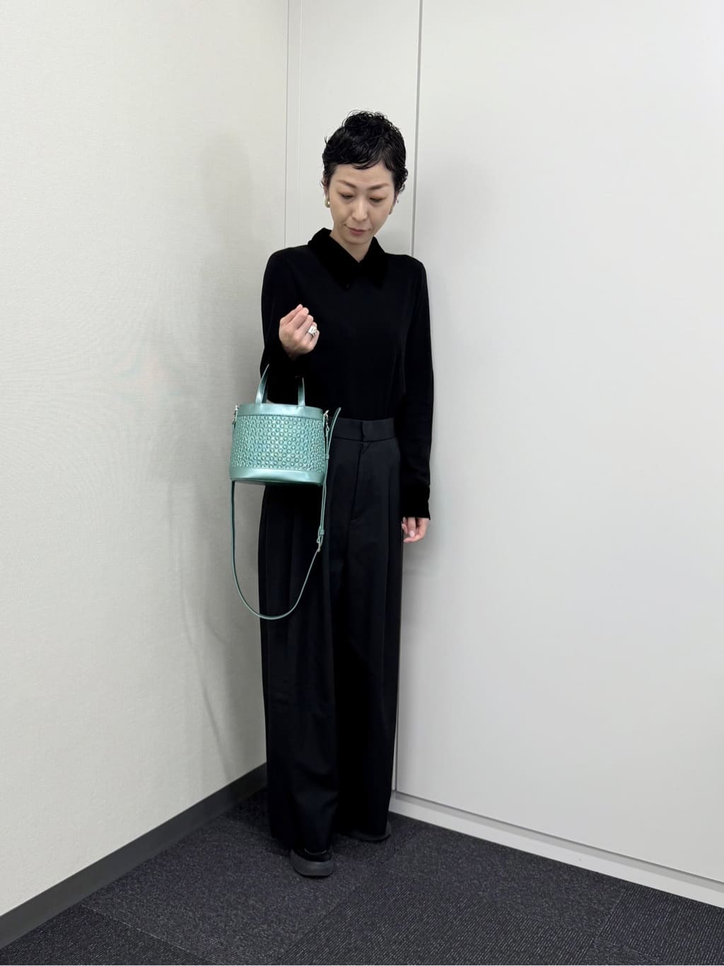 Kさんの「HIROKO HAYASHI｜GIRASOLE PIPERITA（ジラソーレ ピペリータ）2wayショルダーバッグ」を使ったコーディネート