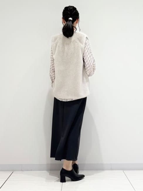 kayoさんの「INDIVI｜ミンク調フェイクファージレ」を使ったコーディネート