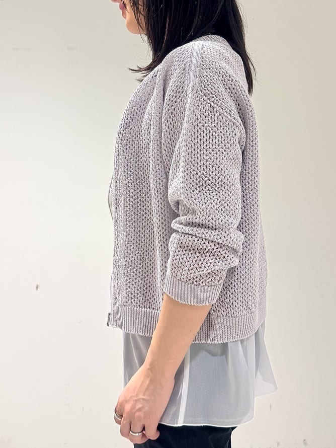 そんさんの「INDIVI｜【洗える】裾シアー半袖トップス」を使ったコーディネート