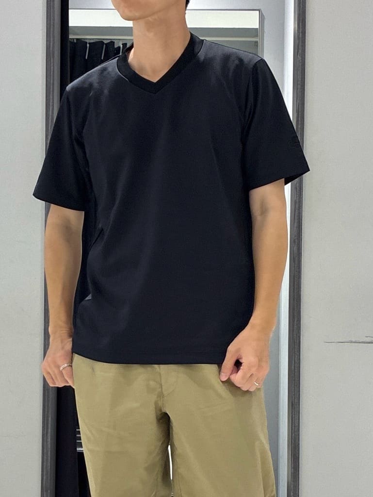 わいずみさんの「TAKEO KIKUCHI｜【抗菌防臭／9色5サイズ展開】ハニカムメランジ ポロシャツ」を使ったコーディネート