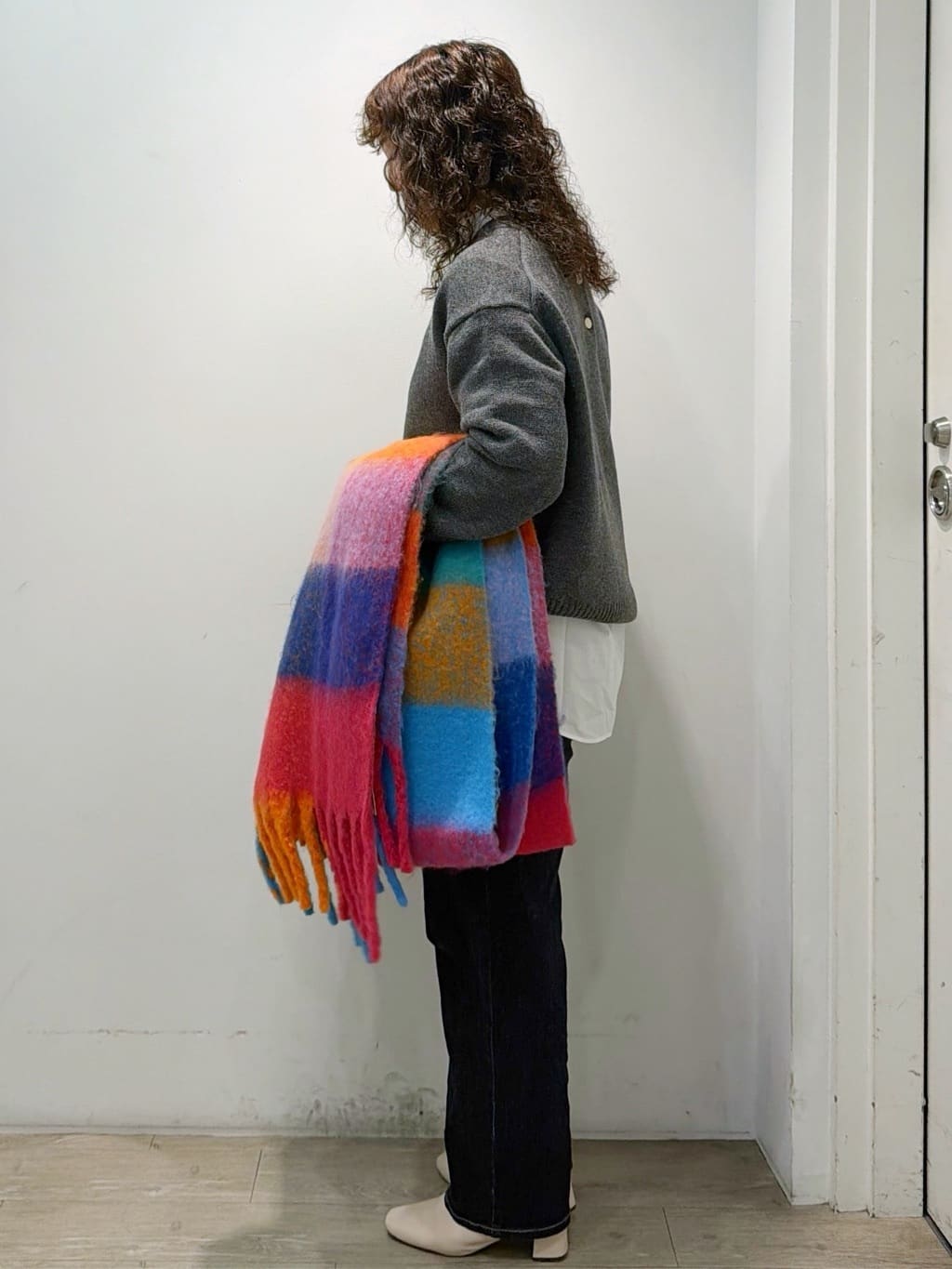sumicaさんの「OPAQUE.CLIP｜ポケット刺繍レギュラーカラーシャツ【洗濯機OK】」を使ったコーディネート