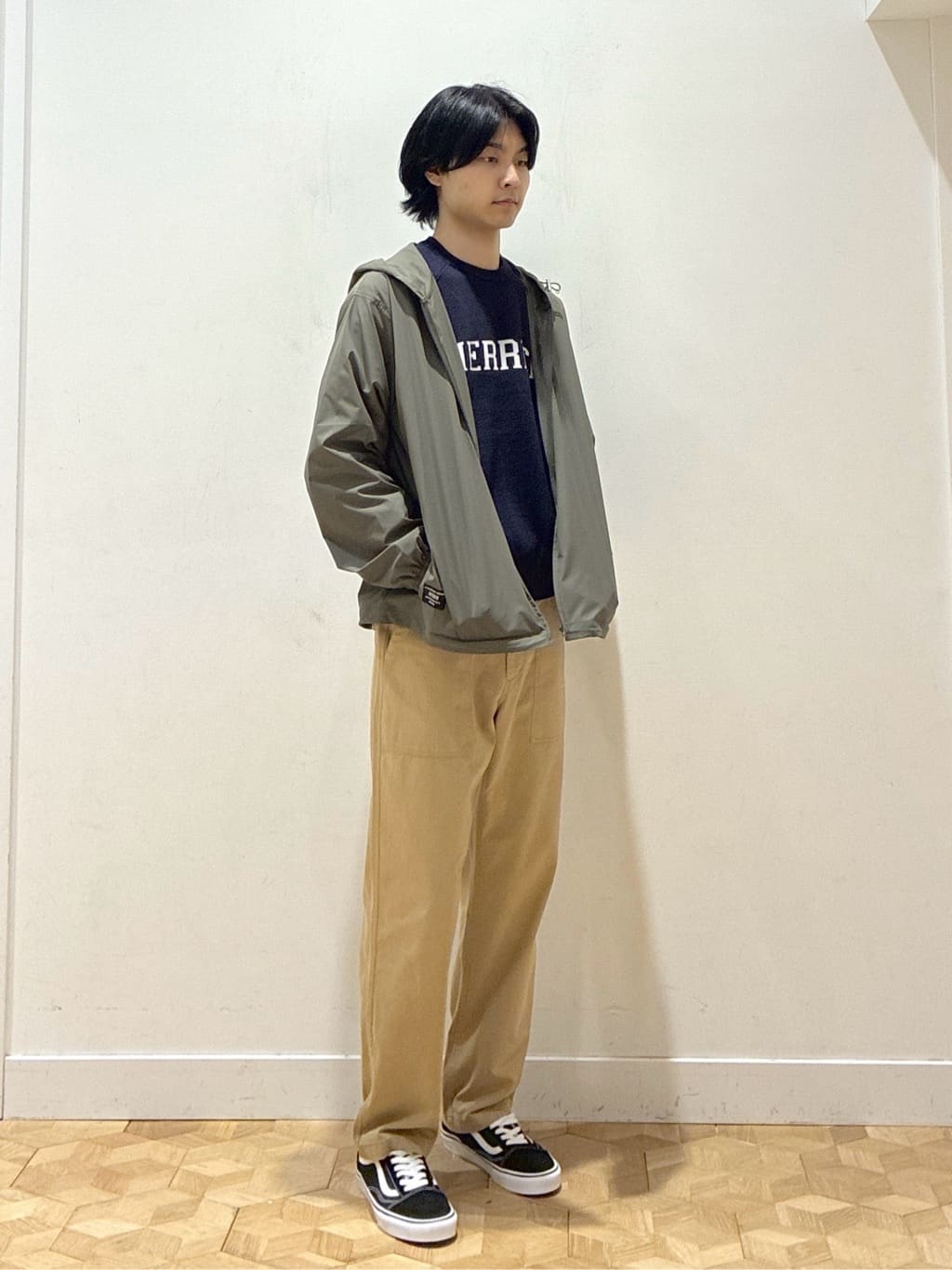 KAZUKIさんの「Dessin｜【洗える】コットンツイルパンツ」を使ったコーディネート