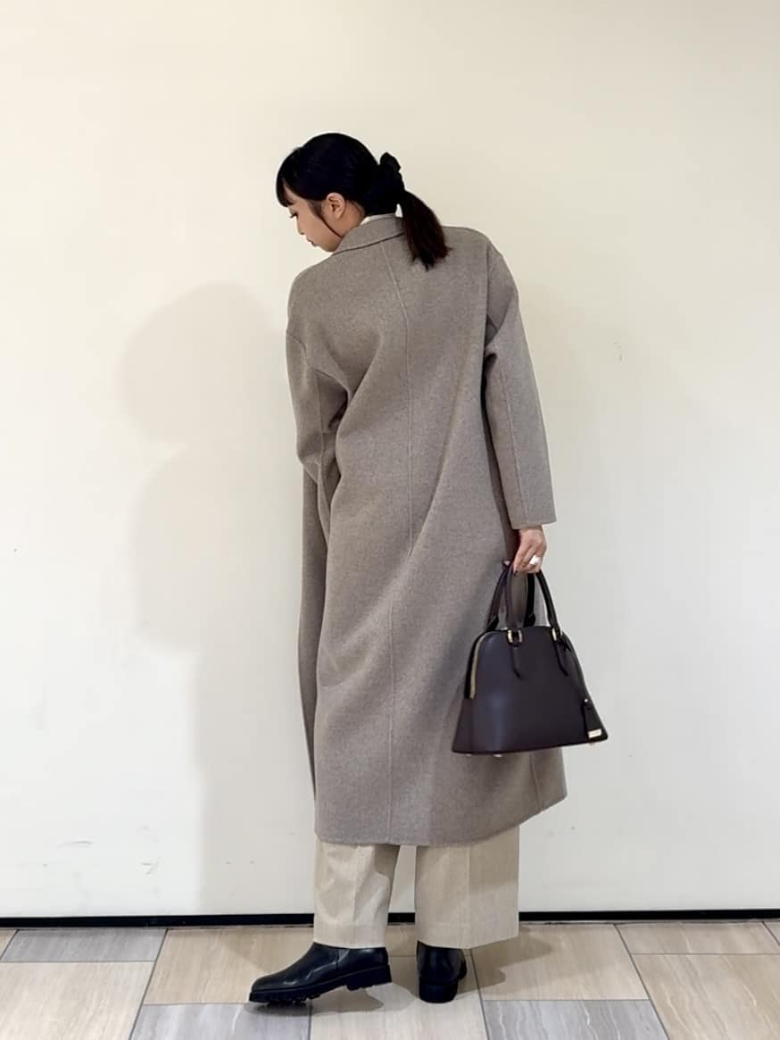 YUKAさんの「UNTITLED｜【ロング丈/軽やか】テーラード　リバーコート」を使ったコーディネート