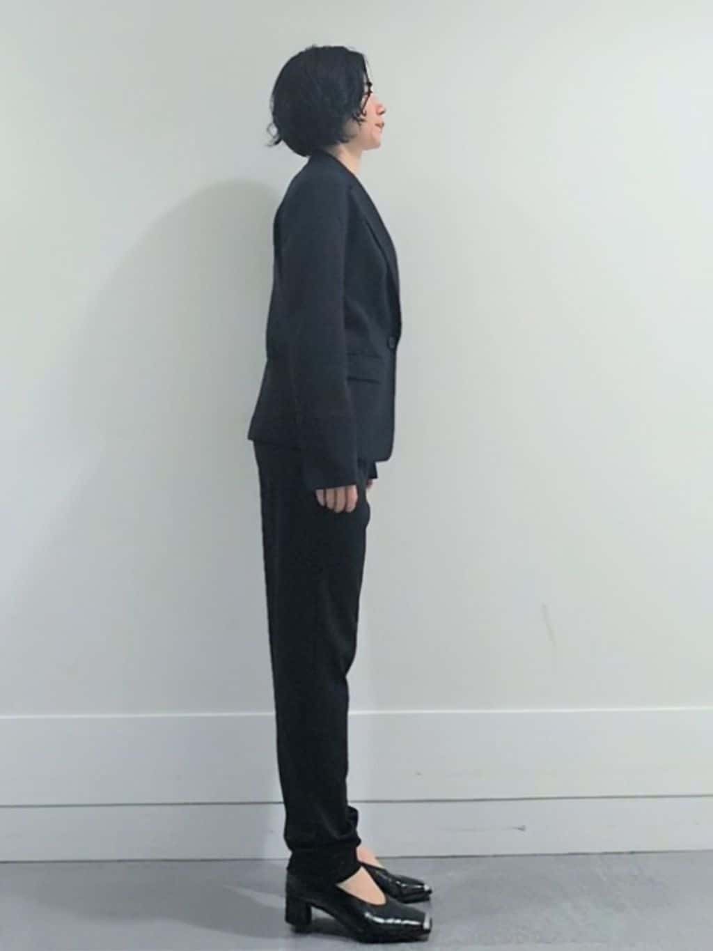 ミズタさんの「UNTITLED｜【洗えるスーツ／ストレッチ】ウール混ジャージ テーラードジャケット」を使ったコーディネート