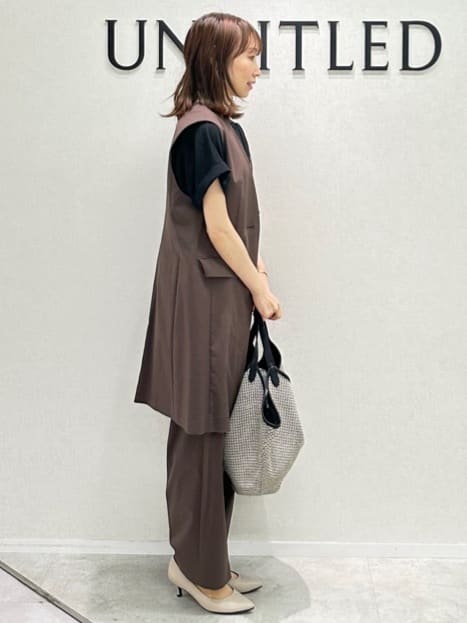 Miwaさんの「UNTITLED｜ライトダブルリングネックレス」を使ったコーディネート