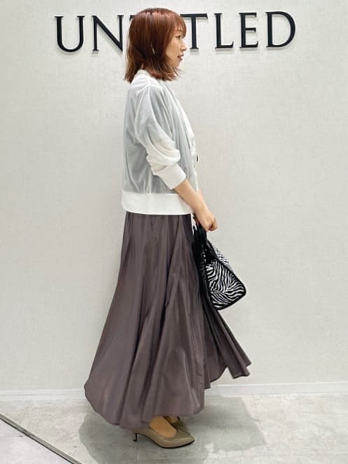 Miwaさんの「UNTITLED｜【追加】ライトダブルリングネックレス」を使ったコーディネート