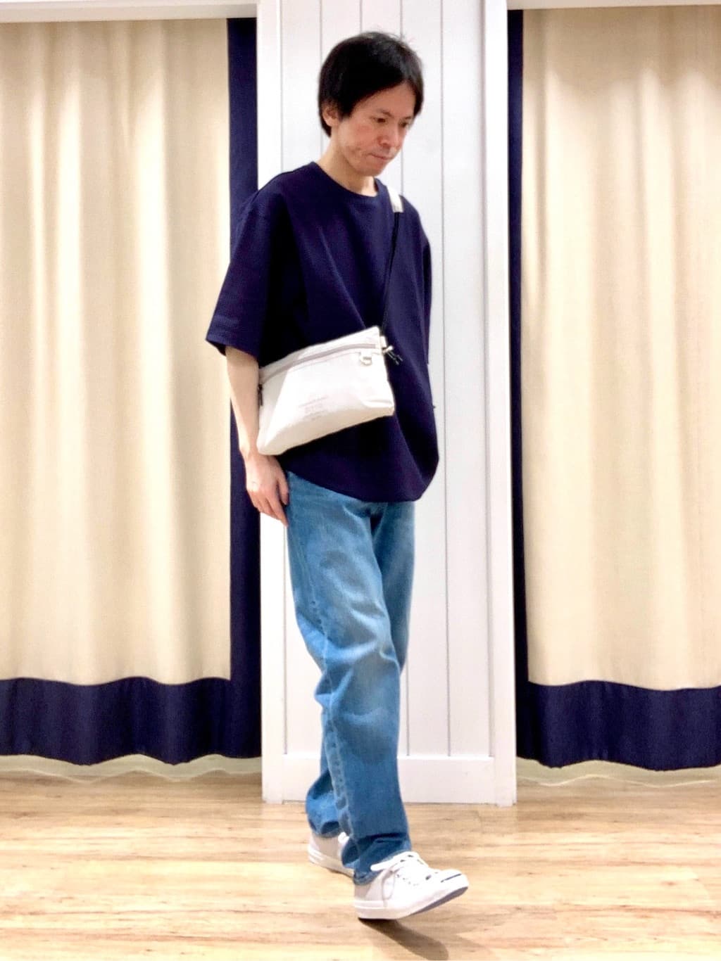 Takaさんの「Dessin｜◆【ユニセックス・洗える】テーパードデニムパンツ」を使ったコーディネート