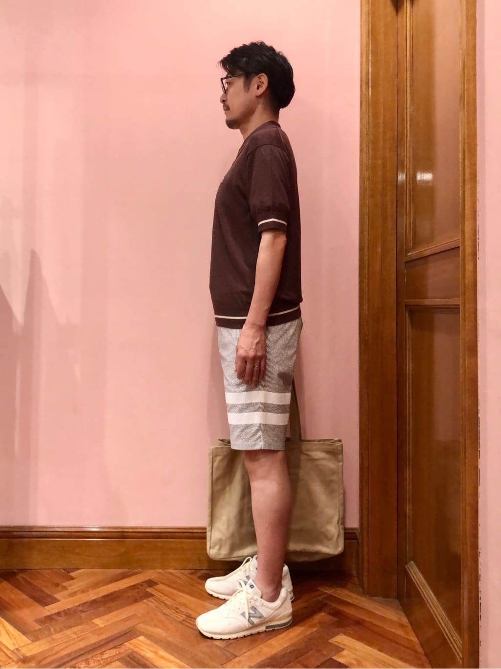 OKJさんの「DRESSTERIOR｜レースジャカード ニットポロ」を使ったコーディネート