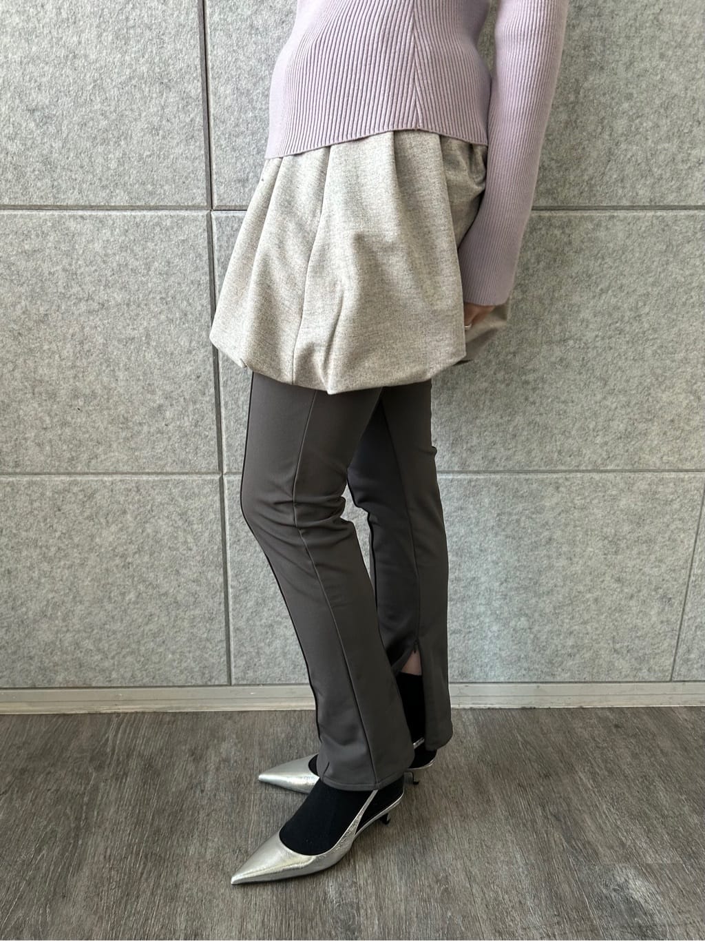 honoka Aさんの「CODE A｜femi gather rib knit」を使ったコーディネート