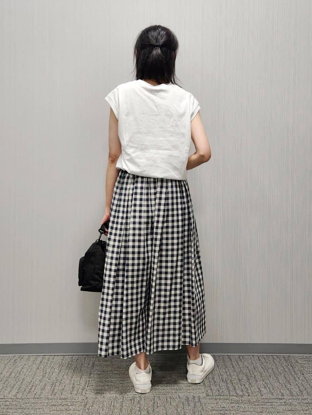naraさんの「Dessin｜【洗える】オーガニックコットンフレンチスリーブ」を使ったコーディネート