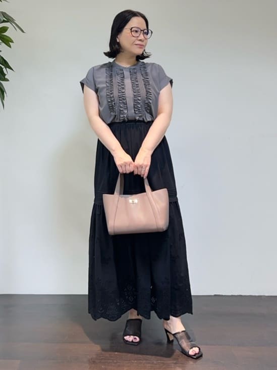 Asamiさんの「UNTITLED｜【古畑星夏さん着用/スクエアインナー】コットンタンクトップ」を使ったコーディネート