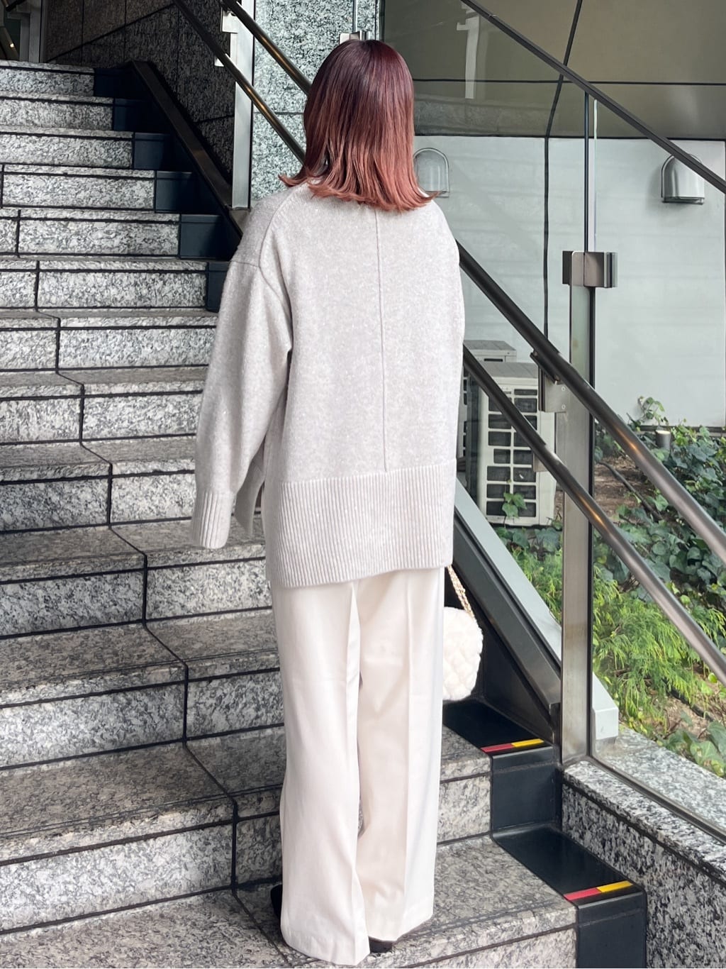 HANNAさんの「OPAQUE.CLIP｜ウォームタッチ イージーワイドパンツ【洗濯機洗OK／ストレッチ】≪SS～LL≫」を使ったコーディネート