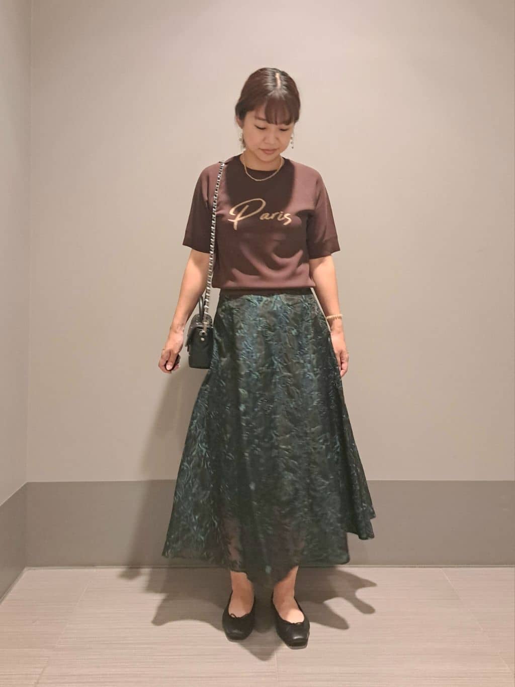 Takahashiさんの「DRESSTERIOR｜◆【きれいめ/裏地取り外し可】シアージャカードスカート」を使ったコーディネート