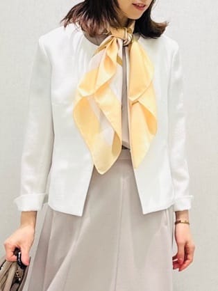 Miwaさんの「UNTITLED｜フープトップネックレス」を使ったコーディネート
