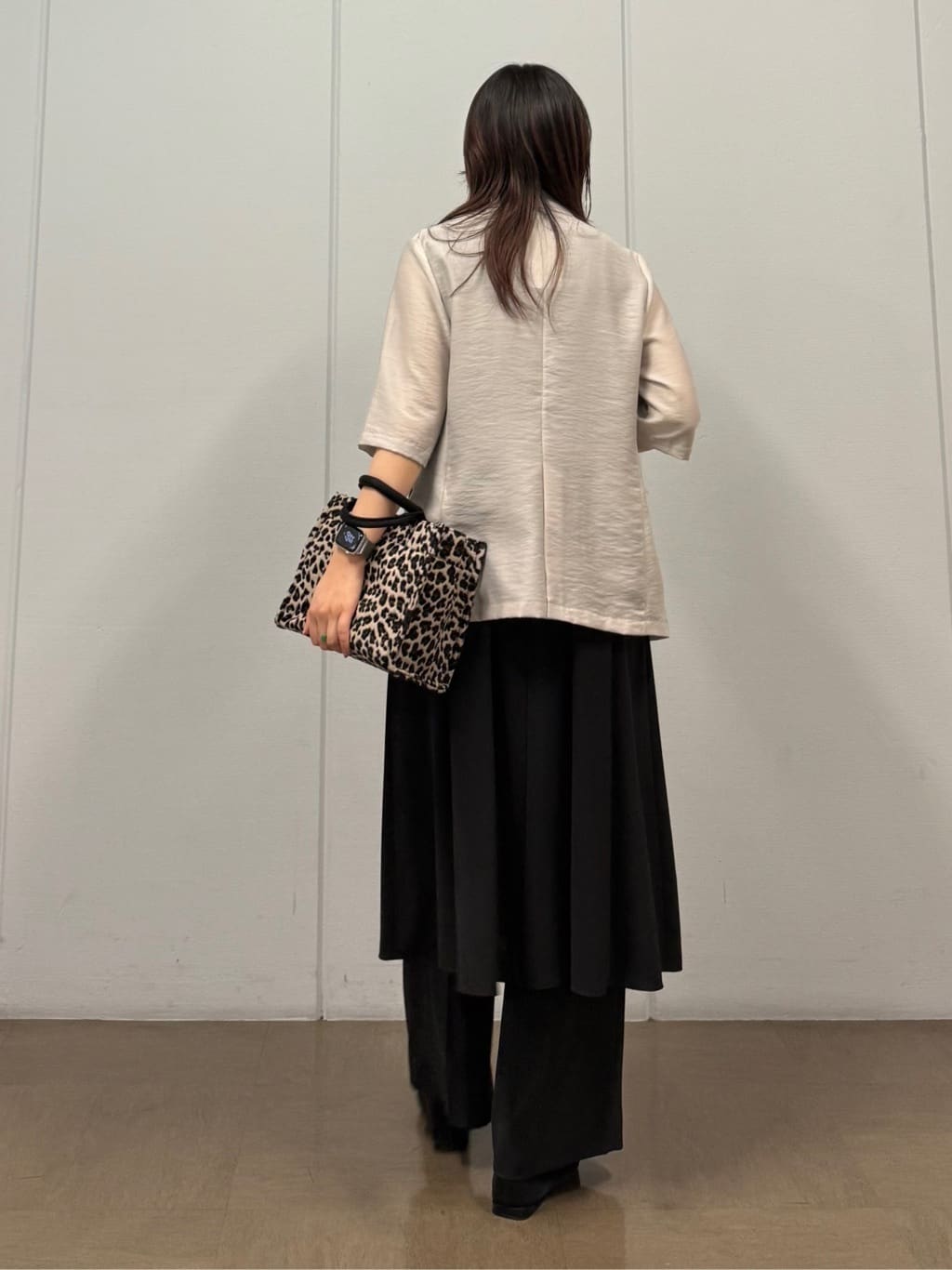 mizukiさんの「INDIVI｜ライトダブルジャケット」を使ったコーディネート