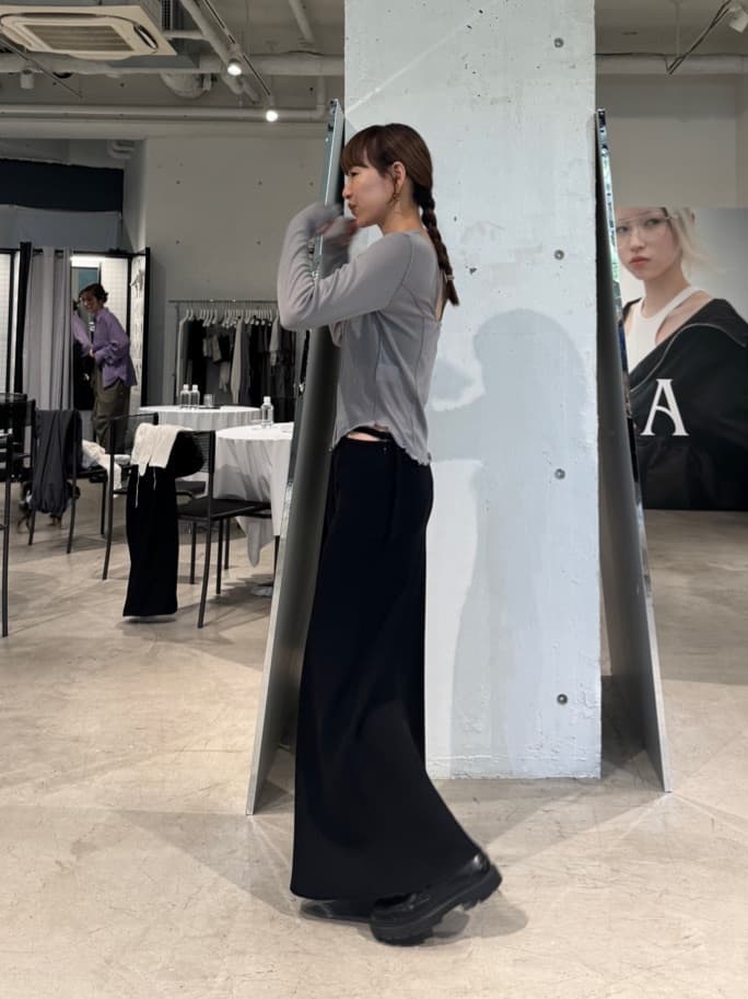designer yukaさんの「CODE A｜whisper jersey top」を使ったコーディネート