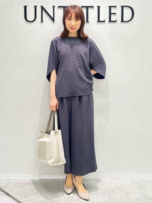 Miwaさんの「UNTITLED｜◆【接触冷感/UV機能/遮熱】ジャージカーディガン」を使ったコーディネート