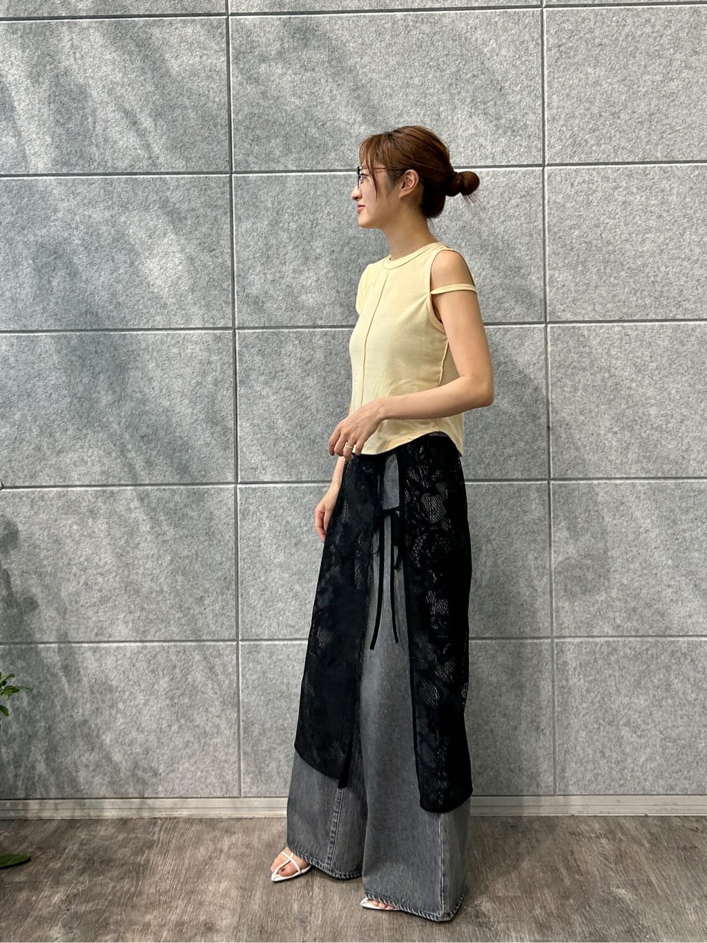 harunaさんの「CODE A｜compact edge tee」を使ったコーディネート
