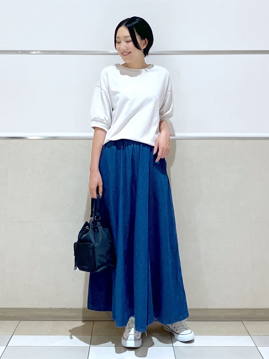 eriko さんの「Dessin｜【洗える】シアーオンブレーチェックシャツ」を使ったコーディネート