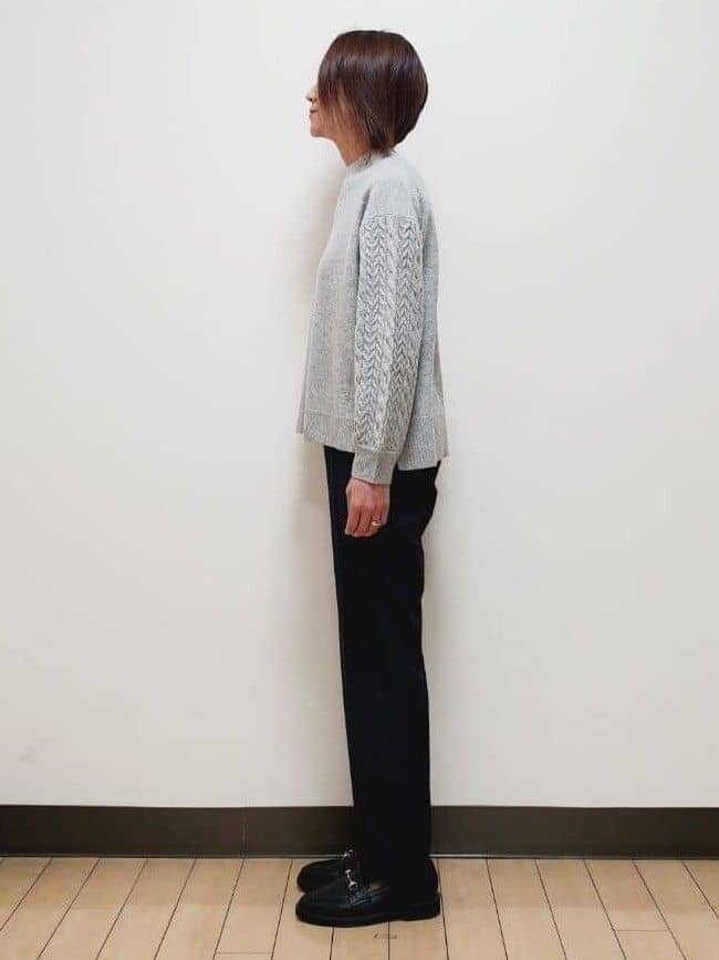 yuuさんの「Reflect｜【一枚で着映え◎／ゆったりシルエット】ラメ&times;スパンコールウール混ニット」を使ったコーディネート