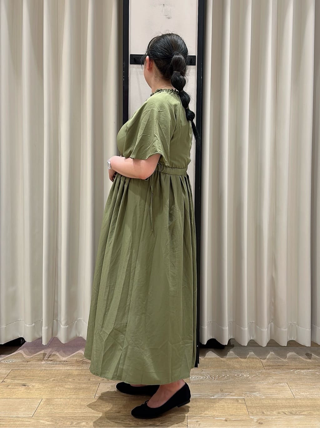 suzuさんの「grove｜最終お値下げ！！【人間工学】つつまれフィットバレエシューズ （抗菌防臭加工裏地使用）」を使ったコーディネート