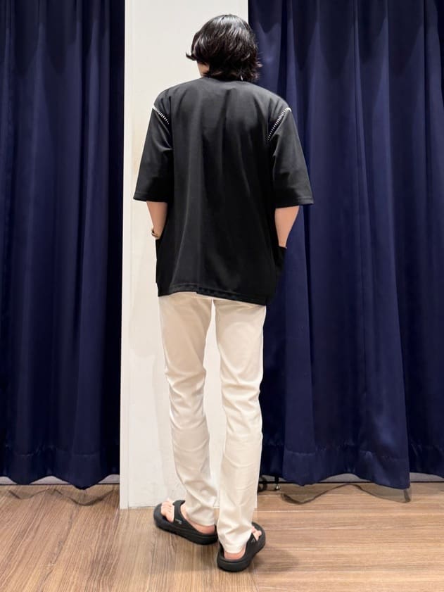 Tightさんの「THE SHOP TK｜ツイルステッチ半袖カーディガン【洗濯機OK/接触冷感】」を使ったコーディネート