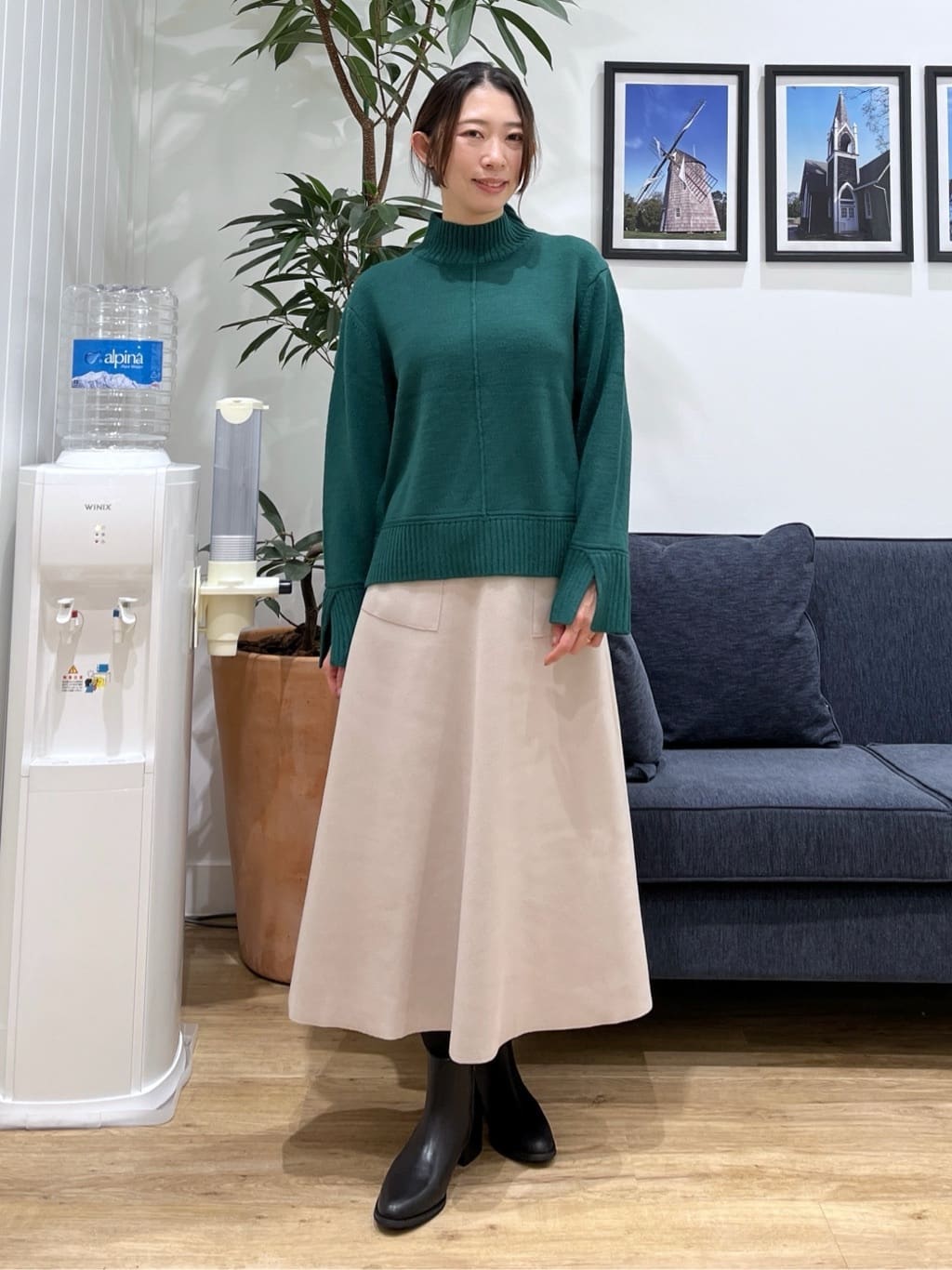 canaさんの「Dessin｜シャギーコート」を使ったコーディネート