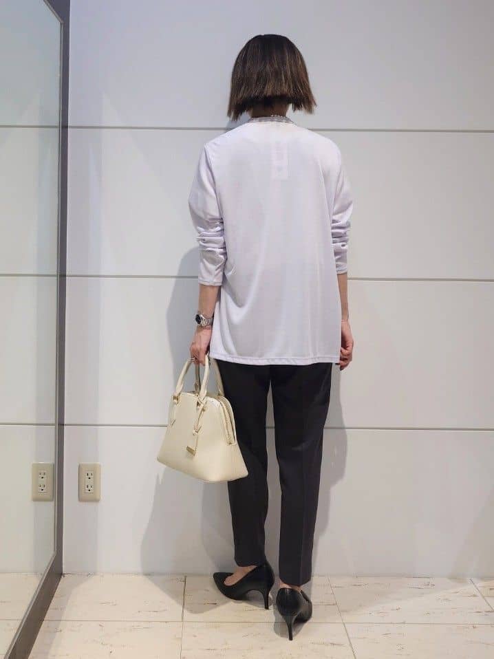 MUTSUKOさんの「UNTITLED｜◆【接触冷感/UV機能/遮熱】ジャージカーディガン」を使ったコーディネート