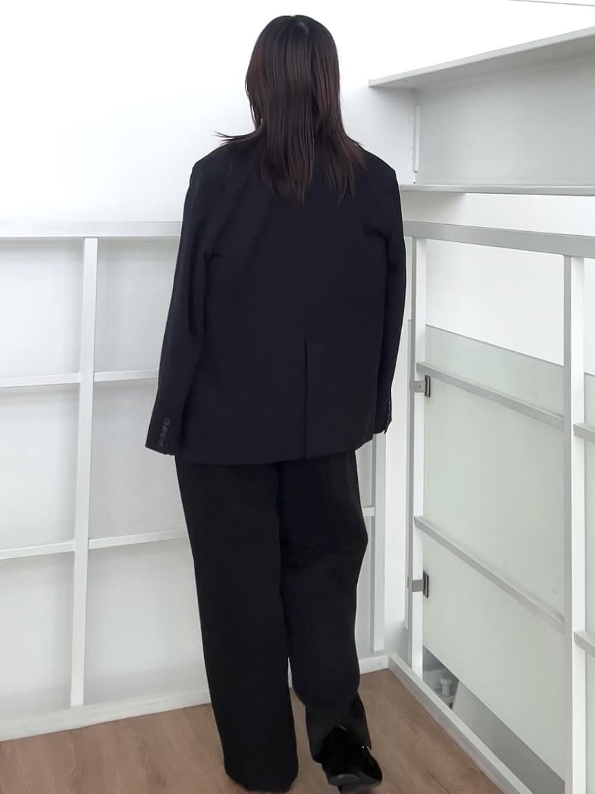 RINAさんの「OPAQUE.CLIP｜【es】ラメスパンコールリブニット【洗える】」を使ったコーディネート