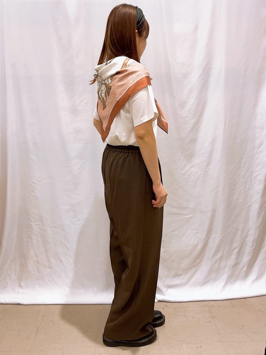ゆっきーさんの「SHOO･LA･RUE｜【S-LL/ひんやり/UV】選べる6柄でそれぞれ欲しくなる プリントTシャツ」を使ったコーディネート