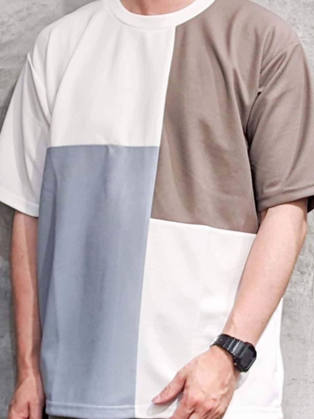 daiさんの「THE SHOP TK｜ツイルブロッキング 半袖Tシャツ 洗濯機OK」を使ったコーディネート