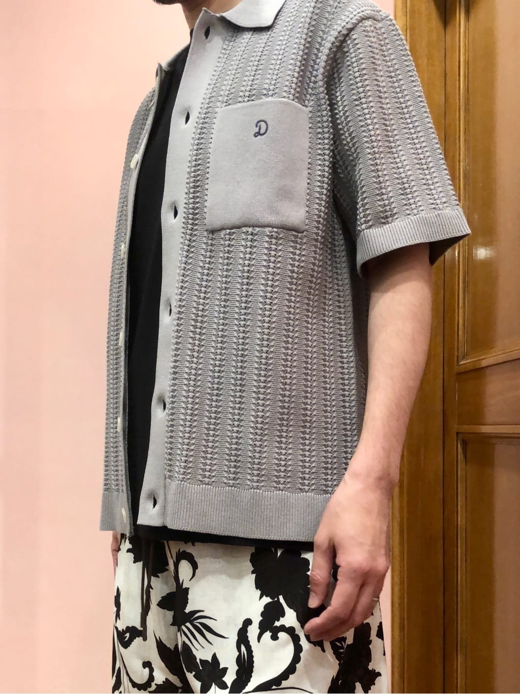 OKJさんの「DRESSTERIOR｜オーガニックコットン キューバニットシャツ」を使ったコーディネート