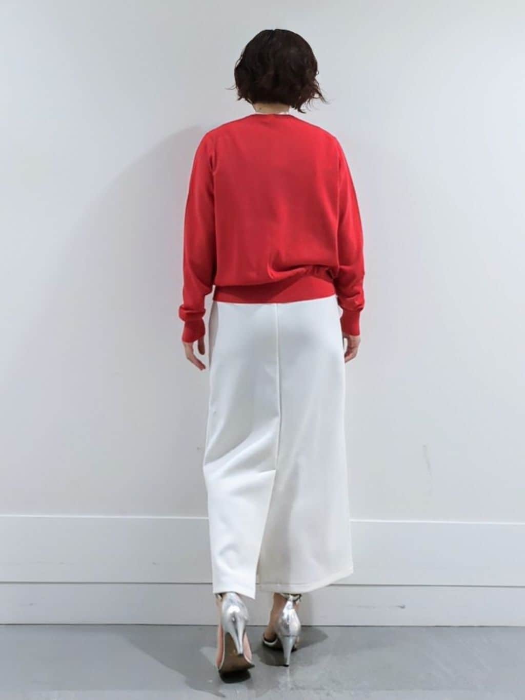 ミズタさんの「UNTITLED｜【シアー】チェックスタンドネックブラウス」を使ったコーディネート