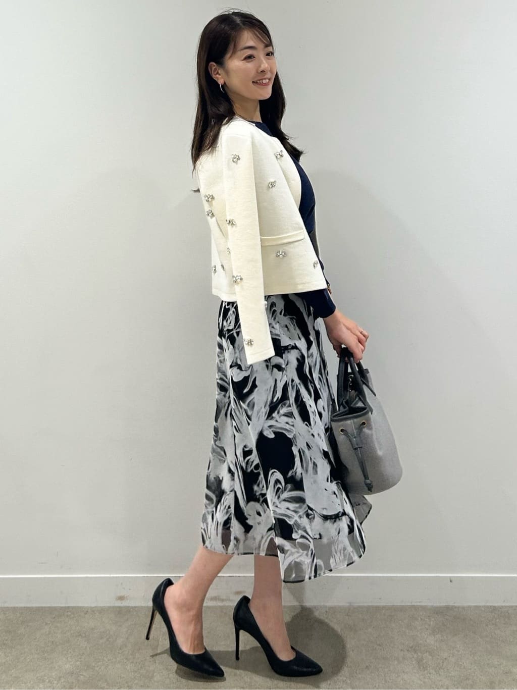 hayaseさんの「COUP DE CHANCE｜ダブルシェイプトート／2WAY使用／ショルダー付き」を使ったコーディネート
