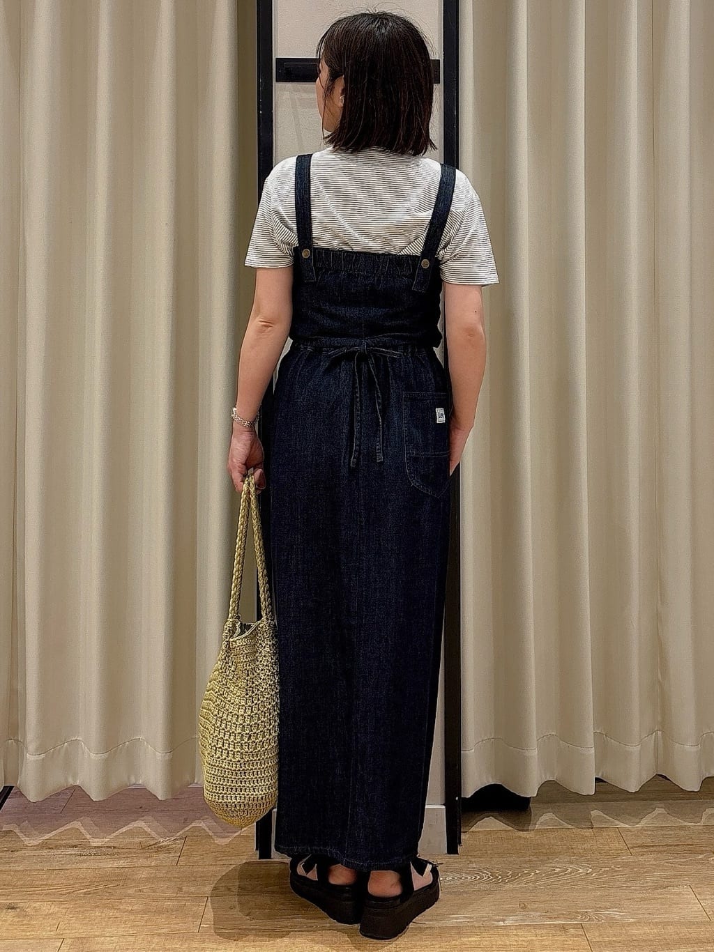 amamaさんの「grove｜【Lee&times;grove別注】HALF SLEEVE FLARE T-SHIRTS」を使ったコーディネート