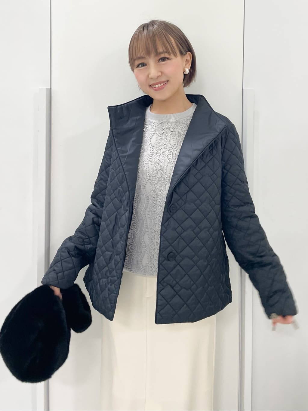 chiiさんの「COUP DE CHANCE｜◆【COLLECTION LINE】レース付プルオーバー」を使ったコーディネート