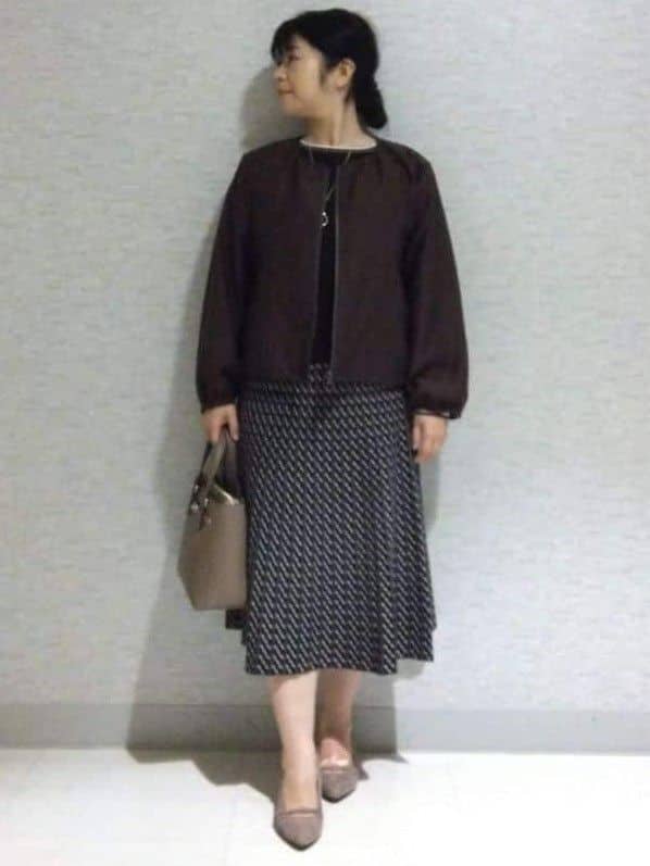 sakoさんの「Reflect｜【ライトアウター／ゆったり羽織れる／気軽な羽織りに◎】ライトブルゾン」を使ったコーディネート
