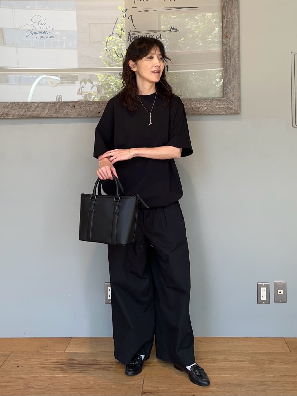 神野（jinno）さんの「TAKEO KIKUCHI｜【抗菌防臭／5サイズ展開】ハイゲージポンチ Tシャツ」を使ったコーディネート