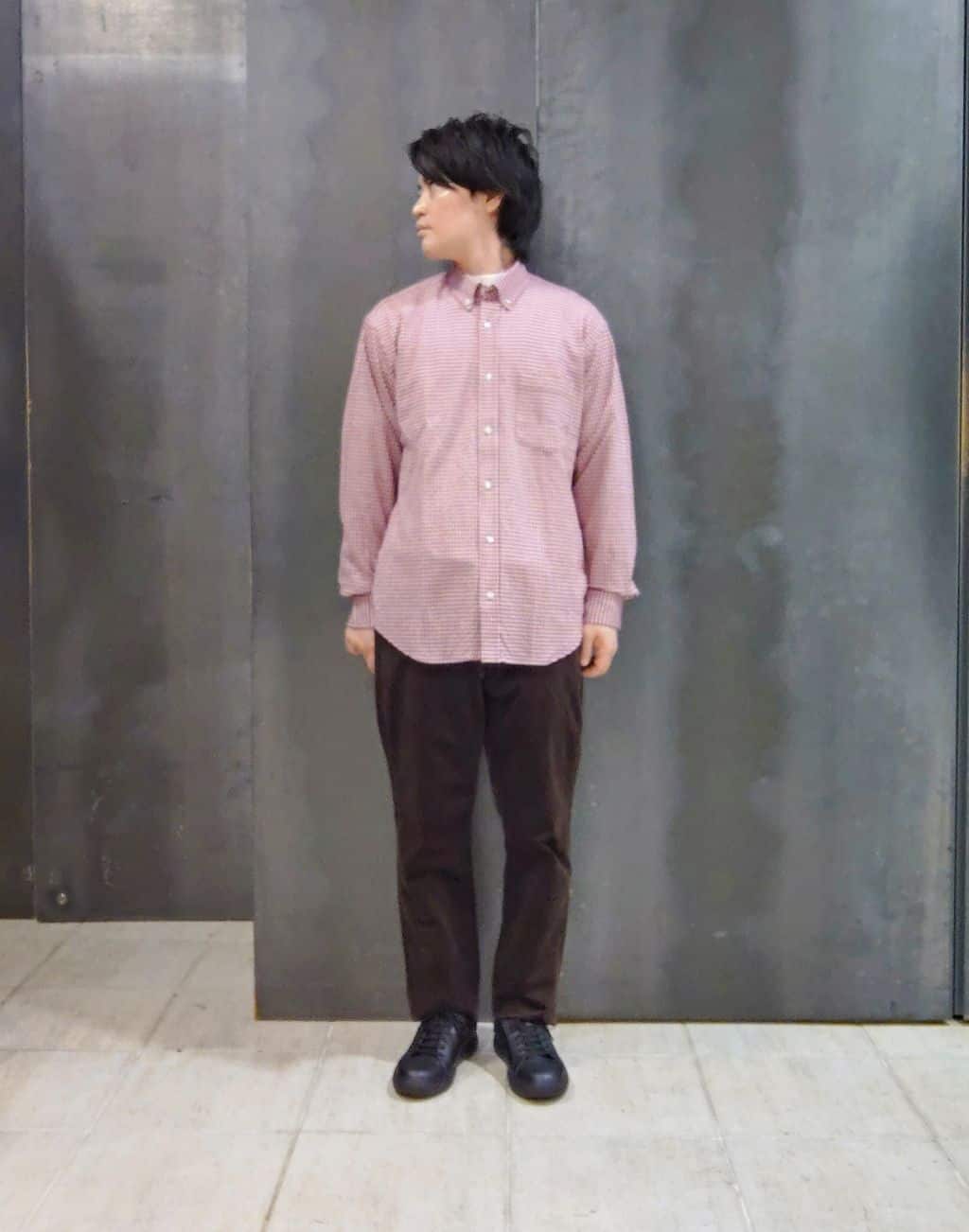 shiominさんの「TAKEO KIKUCHI｜【抗菌防臭/シーズンレス】シアサッカーギンガムチェック ストレッチシャツ」を使ったコーディネート