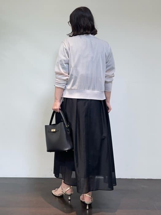 Asamiさんの「UNTITLED｜【通勤/オフィス】ジオメ柄ボウタイブラウス」を使ったコーディネート