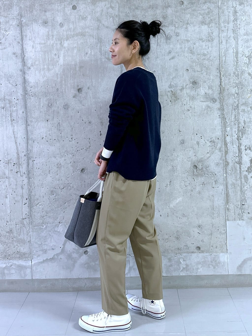 kumiさんの「Dessin｜【撥水・2WAY】ミュラーダウンコートミドル丈」を使ったコーディネート