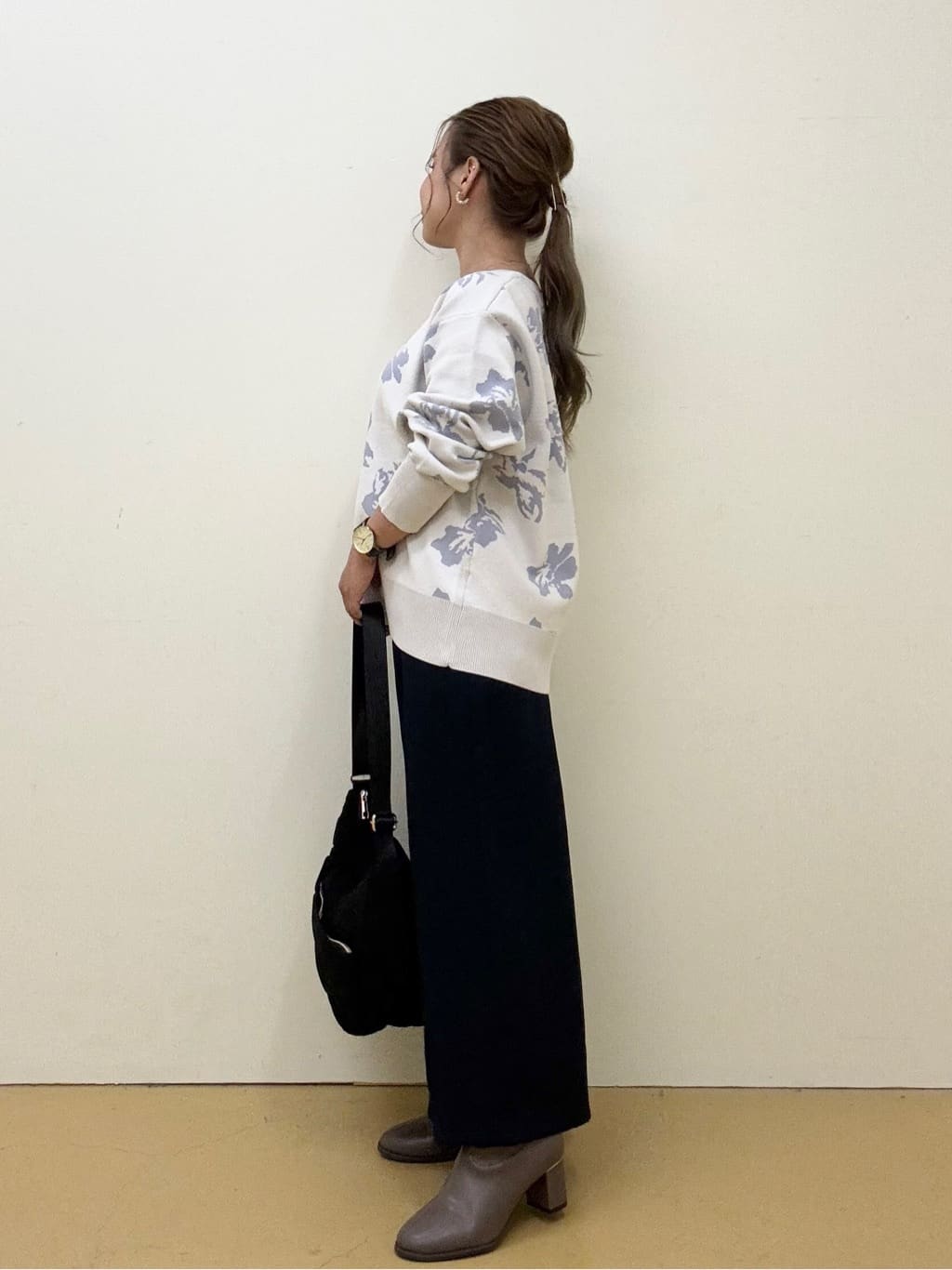 shioさんの「SHOO･LA･RUE｜【S-LL】オンとオフどちらにも使える 軽量なノーカラーブルゾン」を使ったコーディネート