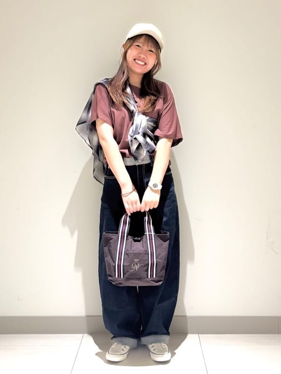 Liriさんの「Dessin｜【洗える】デニムカーブパンツ」を使ったコーディネート