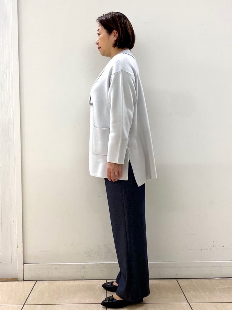 ksmさんの「Reflect｜【ライトアウター／気軽な羽織に◎】オフボディカーディガン」を使ったコーディネート
