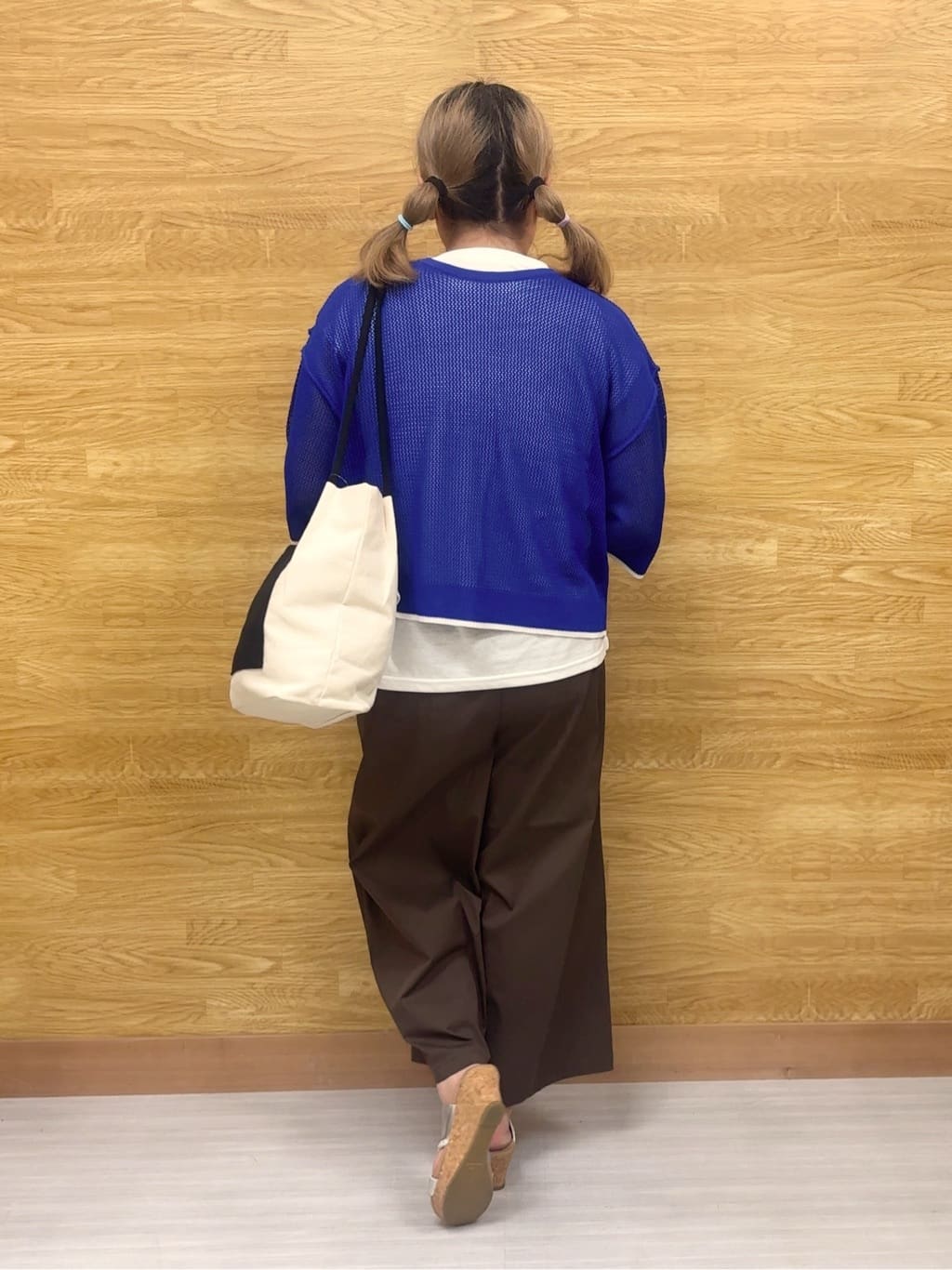 ぁむさんの「SHOO･LA･RUE｜【ひんやり/UV】キレイもすっきりも叶える マリン風ガウチョパンツ」を使ったコーディネート